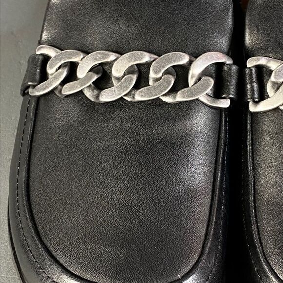 Womens Vionic Georgie Leather black Slip On Shoes  size 6.5 - Picture 3 of 11